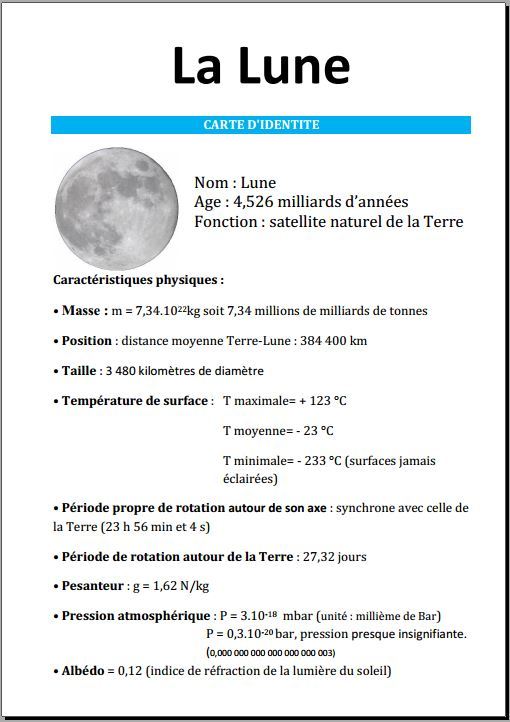 La lune